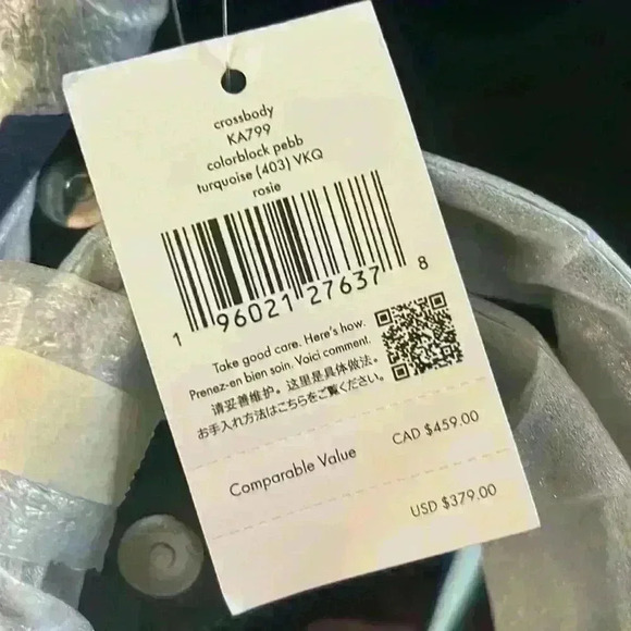 ๐ฉต NWT Kate Spade Light Blue/Dk Blue Crossbody - Picture 6 of 6